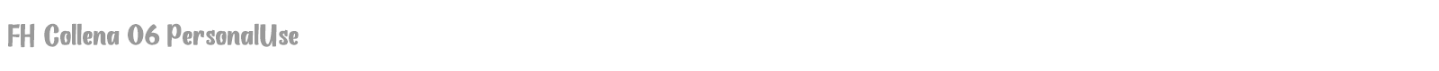 FH Collena font preview